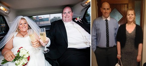 Vợ chồng giảm 150kg sau cưới - ảnh 1