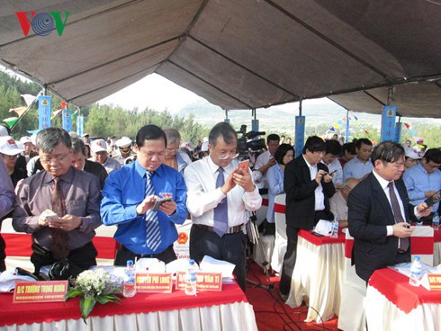 Đặt đá xây dựng Khu tưởng niệm “Nghĩa sĩ Hoàng Sa” - ảnh 3