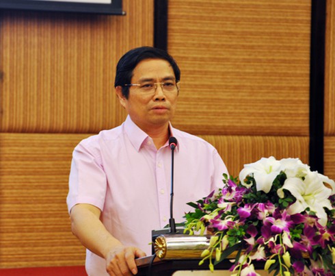 Chân dung ông Phạm Minh Chính - Ủy viên Bộ Chính trị khóa 12 - ảnh 1