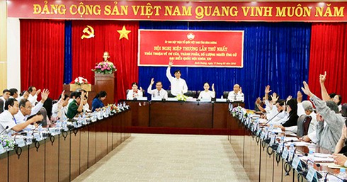 Bình Dương: Số lượng đại biểu Quốc hội khóa XIV là 9 người - ảnh 1