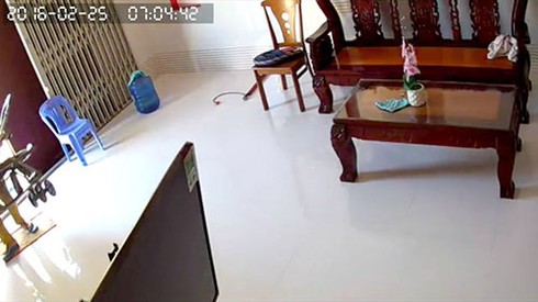 “Sốc” cảnh cháu bé 8 tháng tuổi bị người giúp việc bạo hành ở Phan Thiết - ảnh 1