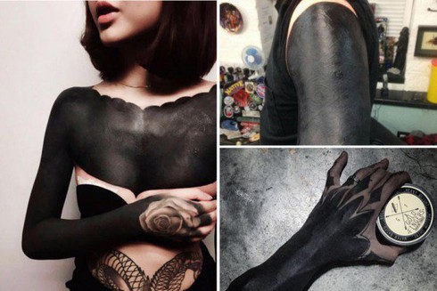 Kỳ lạ xu hướng xăm đen kịt khắp cơ thể - ảnh 1