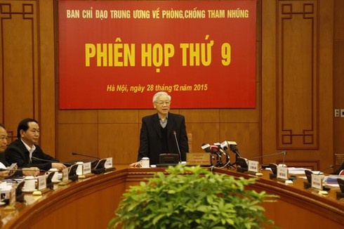 Thường trực Ban Chỉ đạo TƯ về phòng, chống tham nhũng họp vào ngày 18/4 - ảnh 1