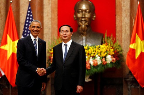 Chủ tịch nước Trần Đại Quang hội đàm với Tổng thống Barack Obama - ảnh 1