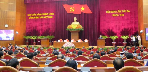 Bế mạc Hội nghị lần thứ 3 Ban Chấp hành Trung ương Đảng khóa XII - ảnh 1