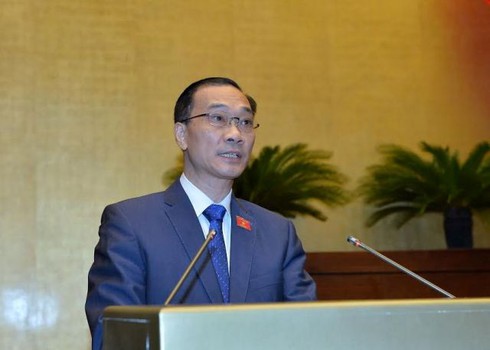 Quốc hội nghe Tờ trình và Báo cáo thẩm tra dự án Luật Quản lý ngoại thương - ảnh 2