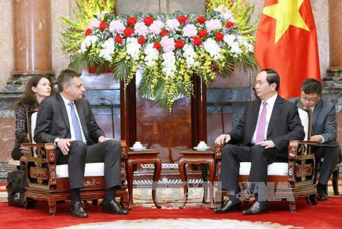 Chủ tịch nước Trần Đại Quang tiếp Chủ tịch Cơ quan Tình báo Nhà nước Bulgaria - ảnh 1