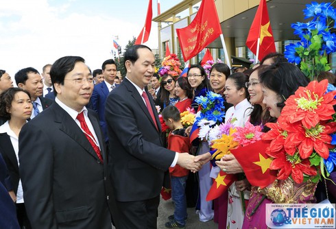 Chủ tịch nước Trần Đại Quang hội kiến Chủ tịch Hội đồng Liên bang Nga - ảnh 2