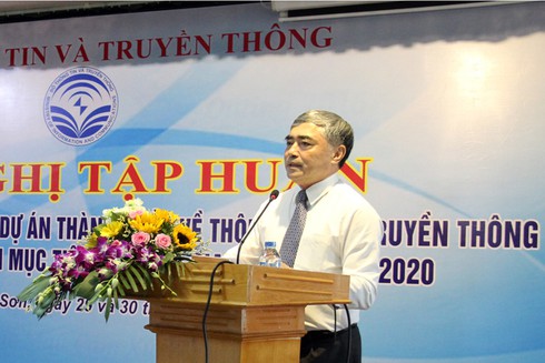 Tập huấn thực hiện dự án về TT&TT thuộc các Chương trình mục tiêu quốc gia - ảnh 1