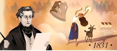 Victor Hugo cùng các tác phẩm nổi tiếng được Google kỷ niệm - ảnh 3