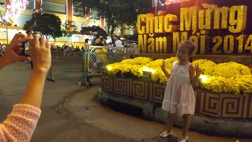 Khai trương đường hoa: Mướt mồ hôi ngắm… người! - ảnh 10