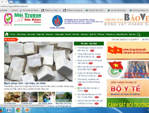 Tạp chí Môi trường và Sức khỏe bị phạt 15 triệu đồng - ảnh 1