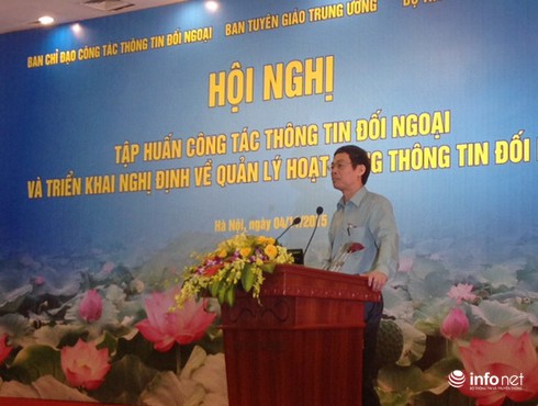 Công tác thông tin đối ngoại chưa được coi trọng đúng mức - ảnh 1