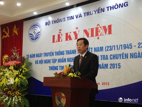 Bộ TT&TT kỷ niệm 70 năm Ngày truyền thống Thanh tra Việt Nam - ảnh 1