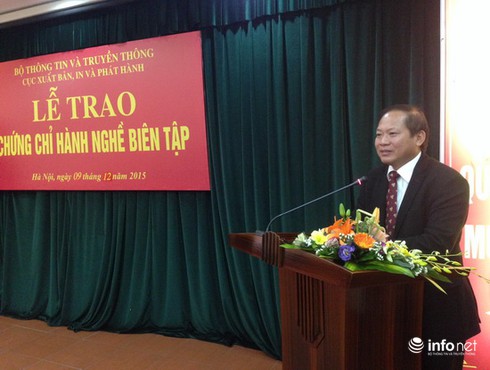 Cấp chứng chỉ hành nghề biên tập cho 804 lãnh đạo, biên tập viên NXB - ảnh 3