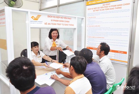 Bưu điện TP.HCM triển khai dịch vụ nộp hộ tiền phạt vi phạm giao thông - ảnh 1