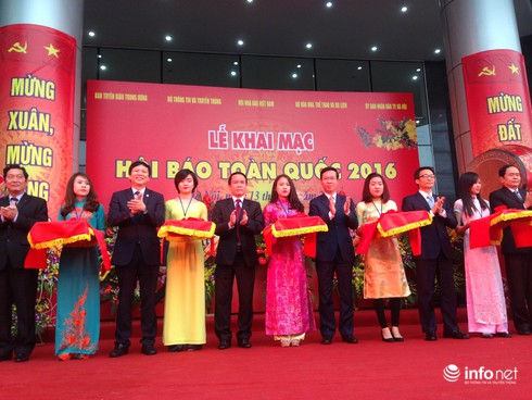 Khai mạc Hội Báo toàn quốc 2016 chào mừng ĐH Đảng 12 - ảnh 1