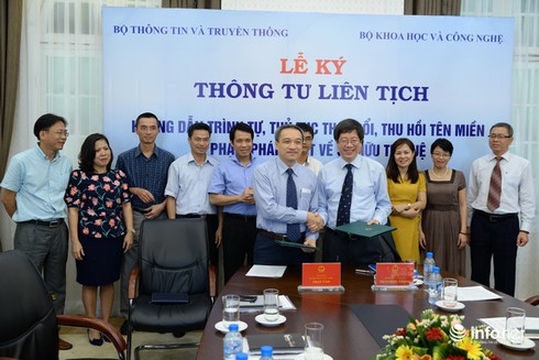 2 Bộ ký thông tư liên tịch, thống nhất xử lý tên miền vi phạm sở hữu trí tuệ - ảnh 2