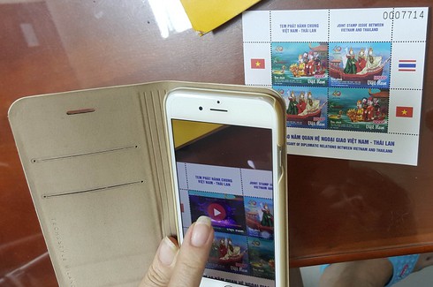 Phát hành bộ tem chung Việt Nam – Thái Lan ứng dụng công nghệ cao - ảnh 3