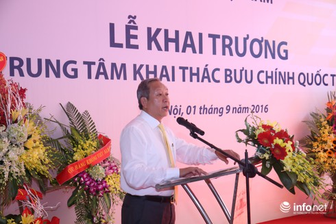 Khai trương Trung tâm Khai thác bưu chính quốc tế tại Sân bay Nội Bài - ảnh 1