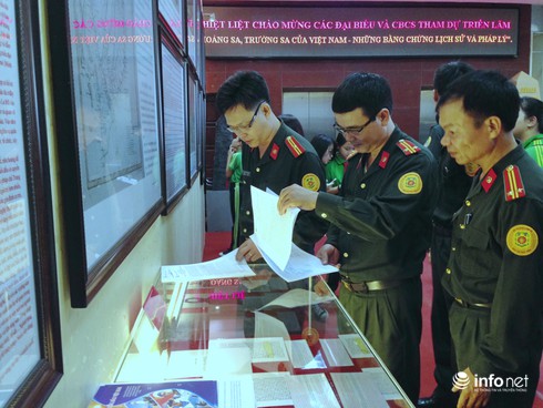 Đưa thông tin chủ quyền biển, đảo đến lực lượng Cảnh vệ tại Hà Nội - ảnh 4