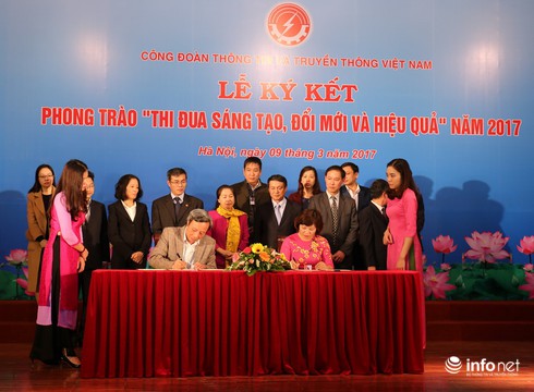 Lần đầu tiên Công đoàn TT&TT Việt Nam phát động phong trào thi đua chuyên đề - ảnh 4