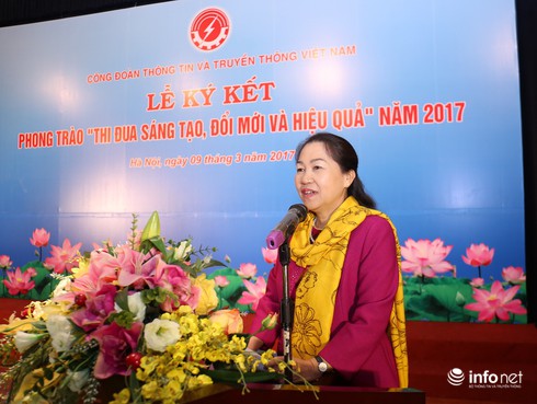 Lần đầu tiên Công đoàn TT&TT Việt Nam phát động phong trào thi đua chuyên đề - ảnh 2