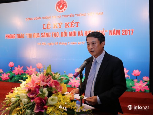 Lần đầu tiên Công đoàn TT&TT Việt Nam phát động phong trào thi đua chuyên đề - ảnh 1