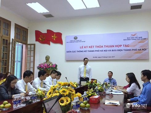 Hà Nội: Bưu điện hợp tác triển khai dịch vụ công với Cục Thống kê - ảnh 1