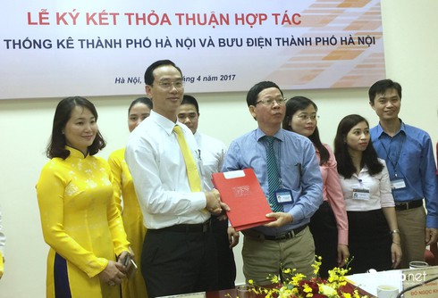 Hà Nội: Bưu điện hợp tác triển khai dịch vụ công với Cục Thống kê - ảnh 2
