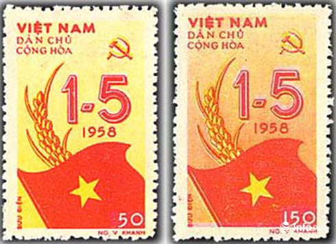 Dấu ấn Ngày Quốc tế Lao động 1/5 trên tem bưu chính - ảnh 2