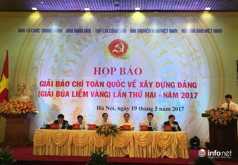 Giải Báo chí Búa liềm vàng năm 2017: Cổ vũ tác phẩm báo chí về xây dựng Đảng - ảnh 1