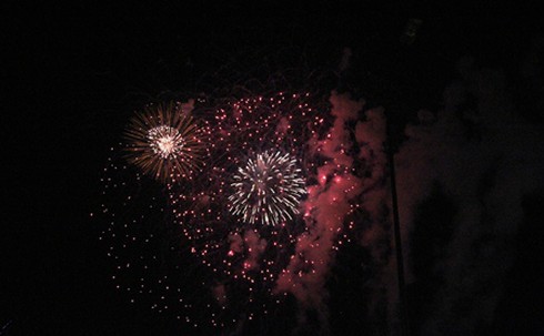 Người Sài Gòn háo hức xem pháo hoa đêm 30/4 - ảnh 14