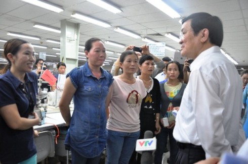 Chủ tịch nước: Phải làm hết sức để công nhân sớm trở lại làm việc - ảnh 3