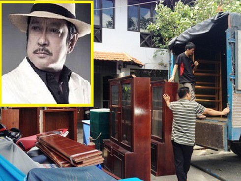 Gia đình nghệ sĩ Chánh Tín dọn đồ, bàn giao nhà - ảnh 1