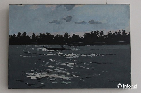 Nhà xập xệ mấp mé kênh Sài Gòn dưới con mắt họa sĩ nước ngoài - ảnh 11