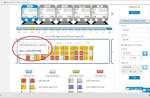 Cách mua vé tàu Tết qua mạng Internet - ảnh 5