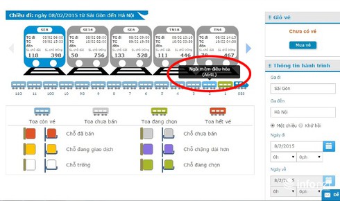 Cách mua vé tàu Tết qua mạng Internet - ảnh 4