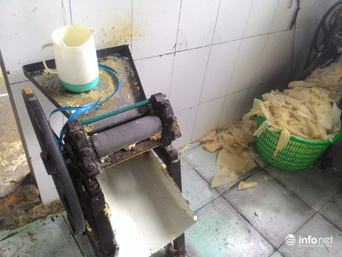Kinh hoàng bì heo ngâm hóa chất tẩy trắng, làm nở - ảnh 4