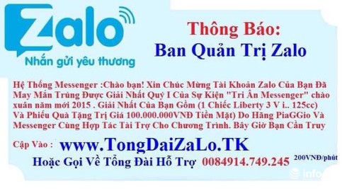 Bắt nhóm lừa nhắn tin trúng thưởng qua Zalo - ảnh 2