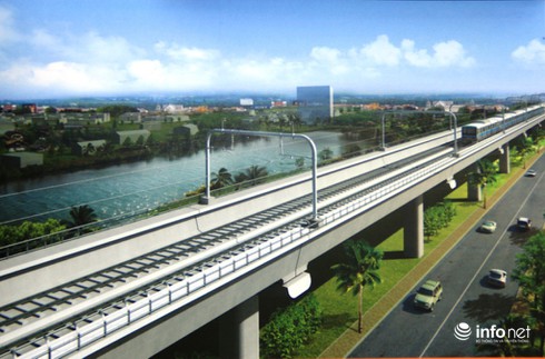 Cận cảnh đặt dầm cầu đầu tiên tuyến metro Bến Thành - Suối Tiên - ảnh 11