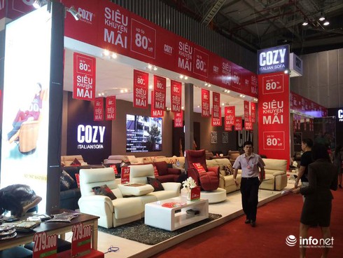 1000 gian hàng trưng bày sản phẩm tại Triển lãm Vietbuild Home 2015 - ảnh 1