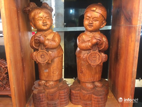 Người Sài Gòn sắm đồ gỗ giá trăm triệu chơi tết - ảnh 9