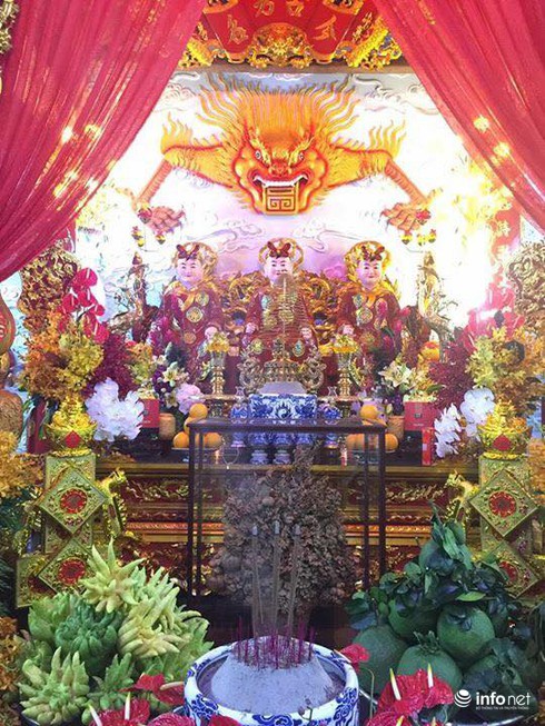 Ngắm Đền thờ Tổ hoành tráng của nghệ sĩ Hoài Linh mới khánh thành - ảnh 6
