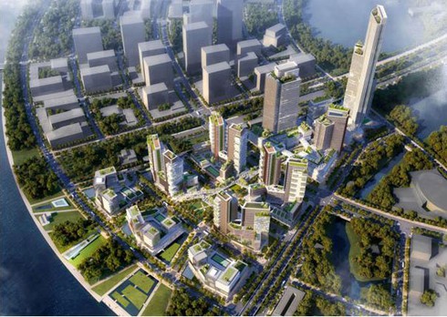 Sẽ có quảng trường khổng lồ sức chứa 500.000 người ở khu đô thị Thủ Thiêm - ảnh 1