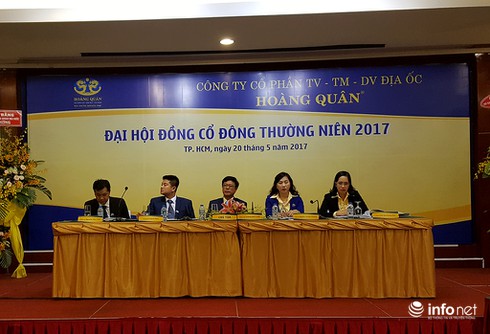 Kinh doanh èo uột, Chủ tịch Địa ốc Hoàng Quân xin lỗi cổ đông - ảnh 1