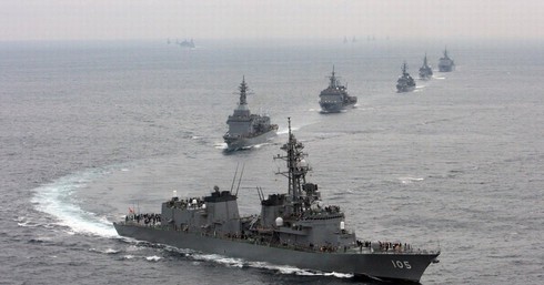 Chùm ảnh: Nhật Bản biểu dương lực lượng Hải quân - ảnh 10