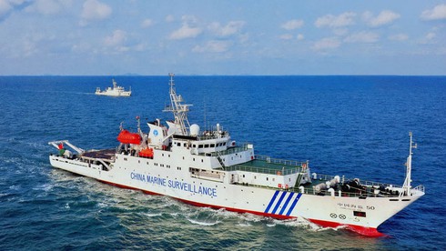 4 tàu Hải giám lại xuất hiện gần Senkaku - ảnh 1