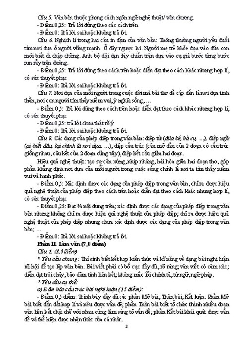 TPHCM: Đề thi thử và đáp án môn Ngữ văn - ảnh 5