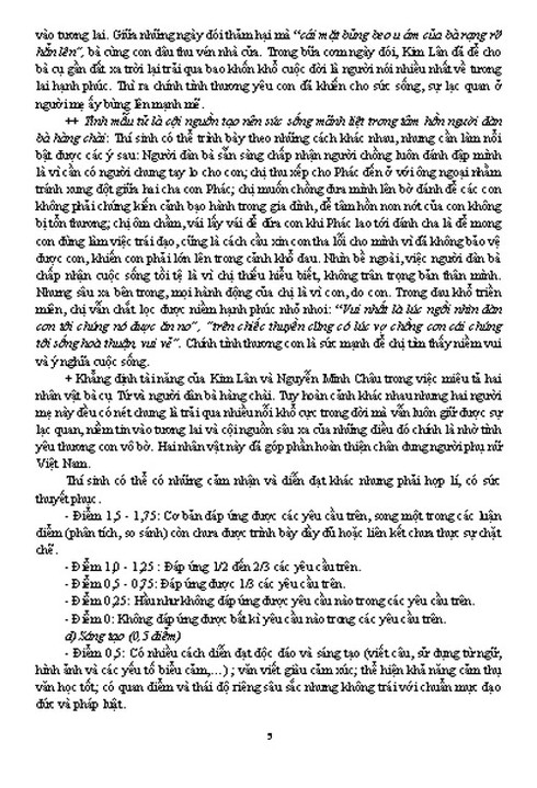 TPHCM: Đề thi thử và đáp án môn Ngữ văn - ảnh 8